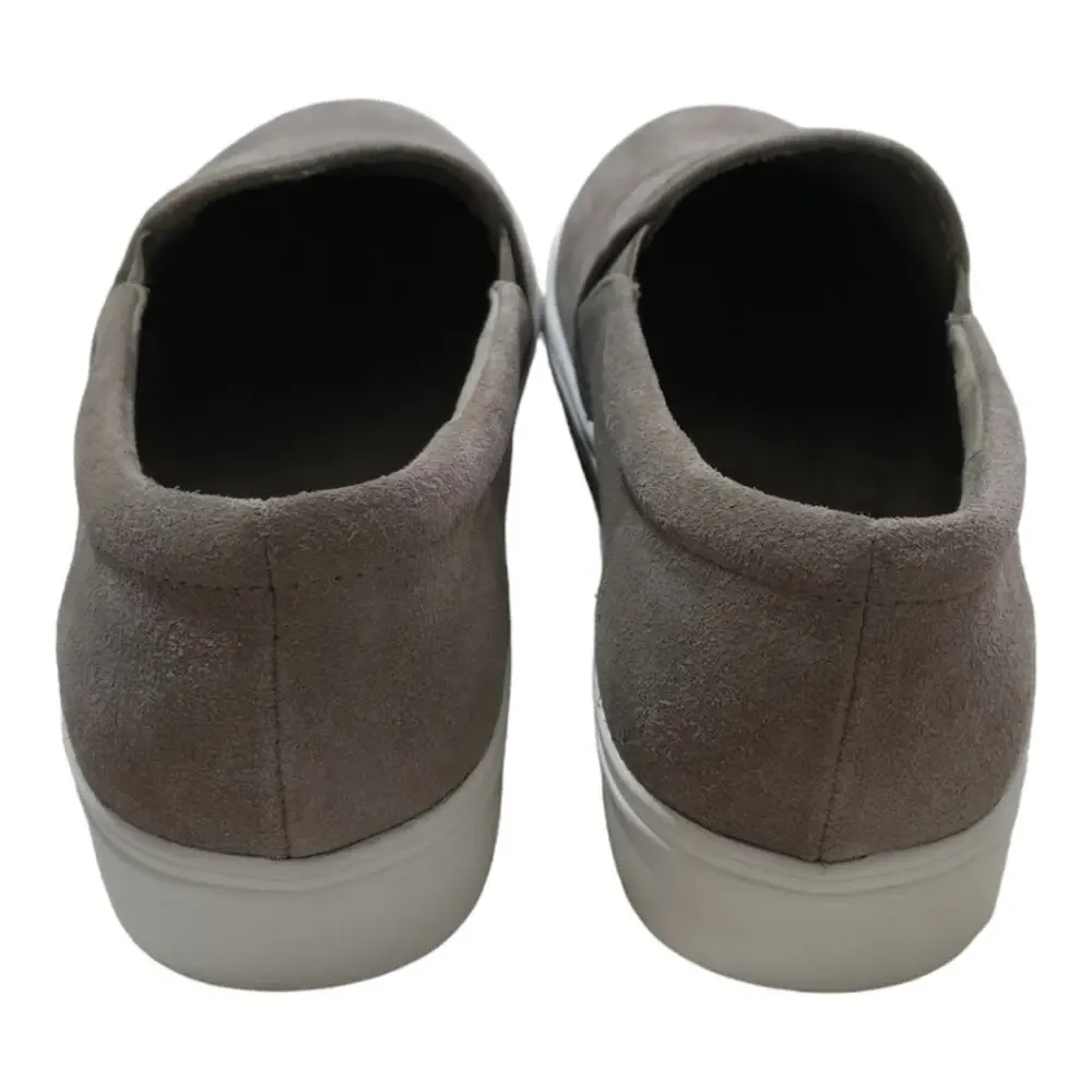 BLONDO Waterproof Beige Suede‎ Slip On Grey Sneakers Women's Size 9